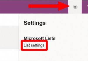 วิธีใช้ตัวแก้ไขรายการขั้นสูงของ Microsoft Lists