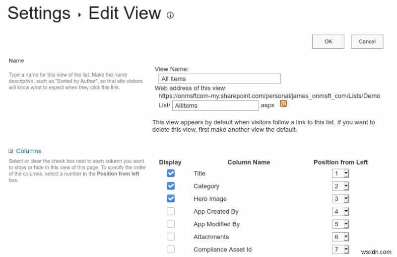 วิธีใช้ตัวแก้ไขรายการขั้นสูงของ Microsoft Lists