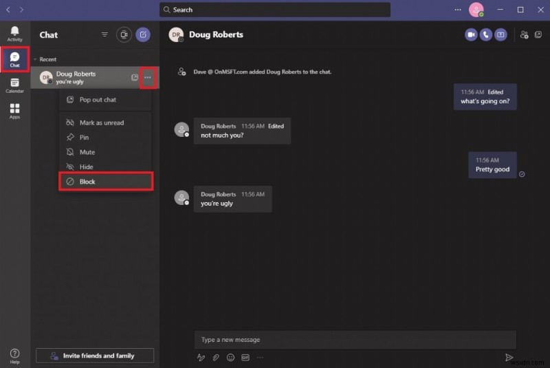 วิธีบล็อกบุคคลใน Microsoft Teams ใน Windows 10 หรือมือถือ