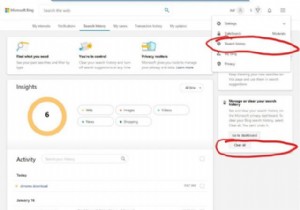 วิธีล้างประวัติการค้นหา Bing และประวัติ Microsoft Edge และควบคุมความเป็นส่วนตัวของคุณ