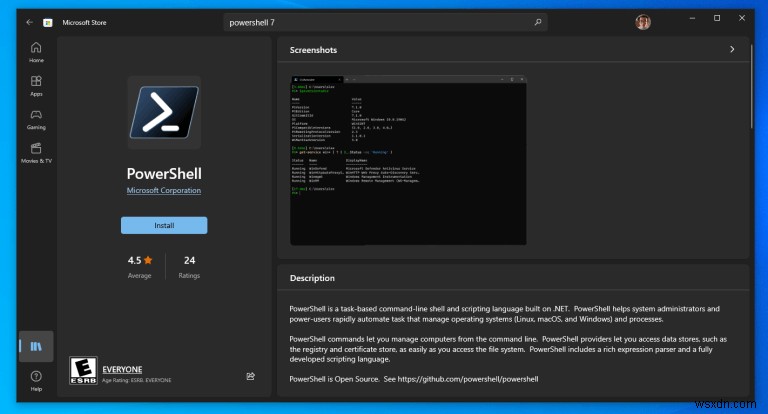 วิธีการติดตั้ง PowerShell 7 บน Windows 10 เพื่อให้เข้าถึงได้ง่าย