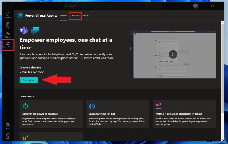 วิธีสร้างแชทบ็อต Power Virtual Agents อย่างรวดเร็วบน Microsoft Teams