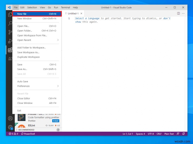 วิธีสร้างสคริปต์ PowerShell บน Windows 10 และ Windows 11 ด้วย Visual Studio Code