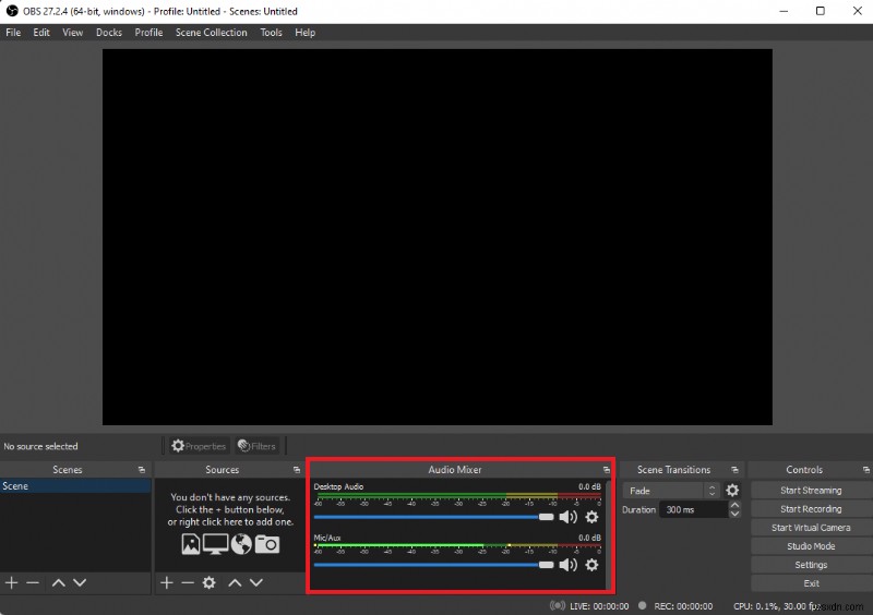 วิธีใช้ OBS (Open Broadcaster Software) Studio เพื่อสตรีม จับภาพ และบันทึกเนื้อหาการเล่นเกมของคุณบน Windows 11 