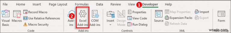 วิธีการติดตั้งโปรแกรมเสริมใน Microsoft Excel