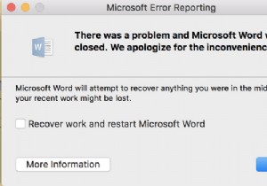 6 วิธีในการแก้ไข Microsoft Word หยุดทำงานบน Mac ปัญหา