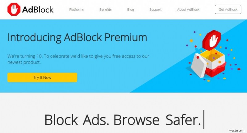 ซอฟต์แวร์ AdBlocker:AdBlock เทียบกับหยุดโฆษณาทั้งหมด