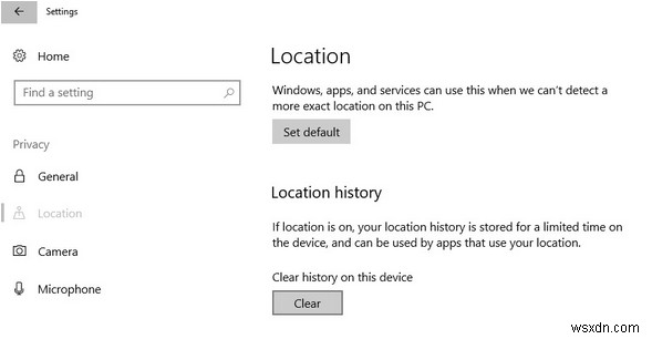 แก้ไข:การแจ้งเตือน  ตำแหน่งของคุณเพิ่งเข้าถึง  ใน Windows 10
