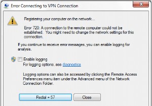วิธีแก้ไขรหัสข้อผิดพลาด VPN 720 บน Windows 10