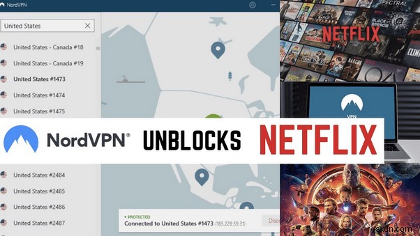 วิธีรับชม Netflix ด้วย NordVPN ในหรือนอกสหรัฐอเมริกา