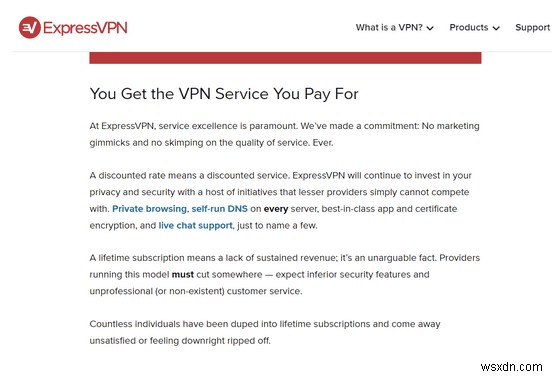 เหตุใดคุณจึงควรหลีกเลี่ยงการรับแผนการสมัครสมาชิก VPN ตลอดชีพ