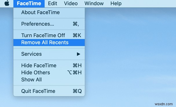 วิธีล้างประวัติ FaceTime บน Mac