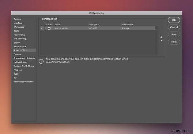 Photoshop แสดง Scratch Disk เต็มใน Mac หรือไม่ นี่คือวิธีแก้ไข