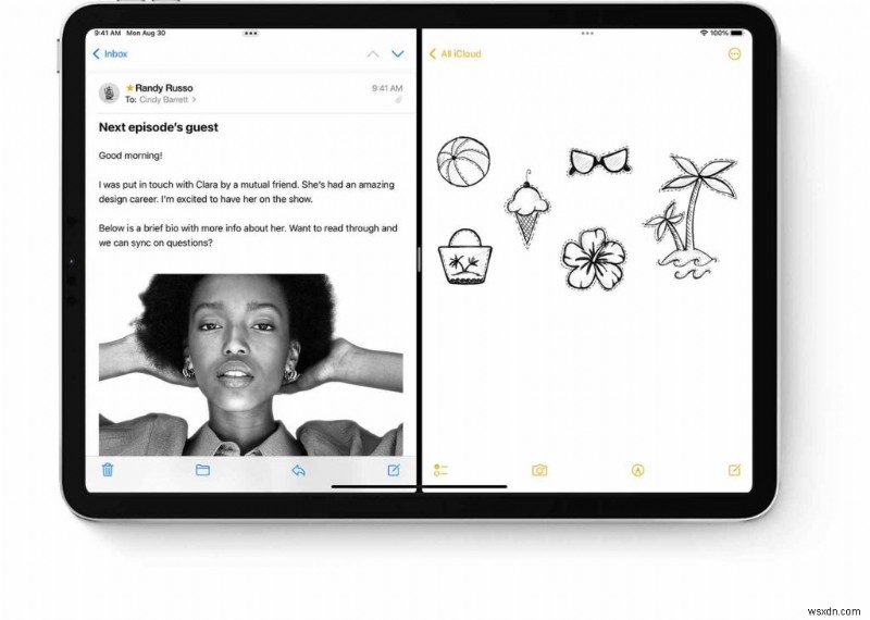 วิธีใช้หน้าจอแยกบน iPad