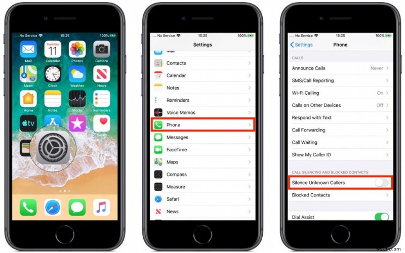 วิธีเปิดใช้งานปิดเสียงผู้โทรที่ไม่รู้จักใน iOS 13