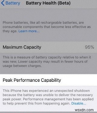 iPhone อนุญาตให้ปิดการใช้งานการควบคุม CPU ใน iOS 11.3