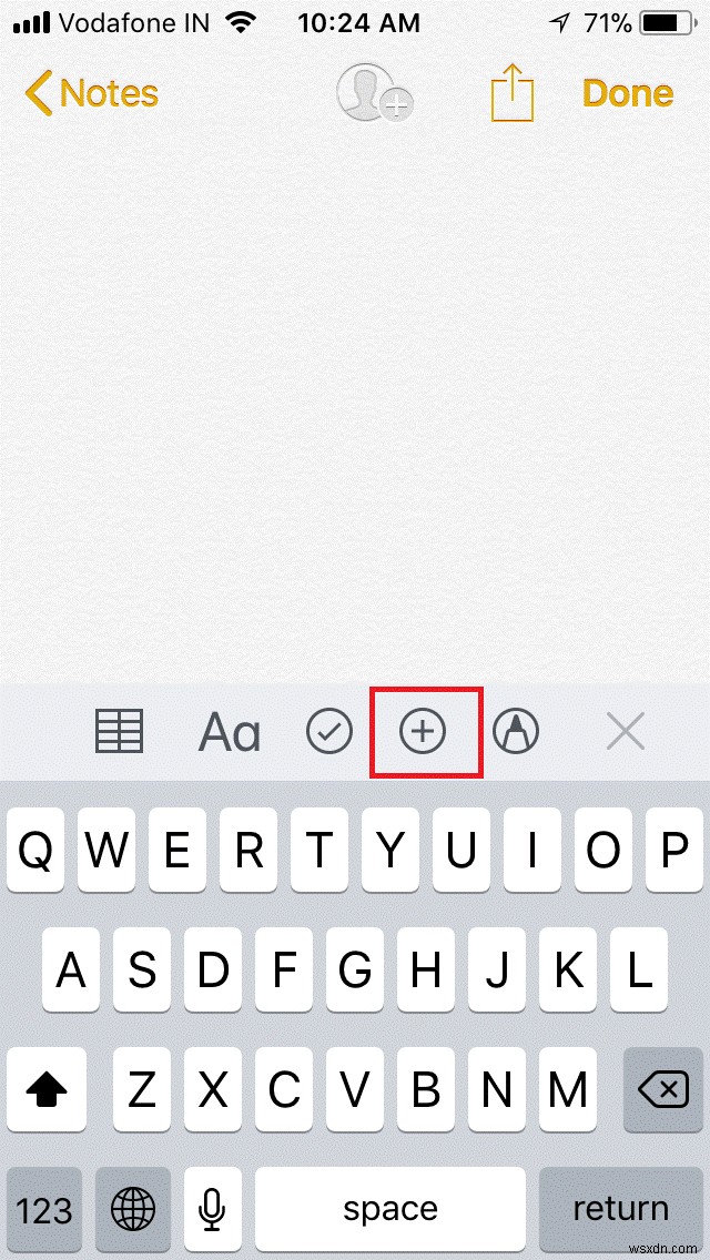 วิธีสแกนเอกสารโดยใช้แอป Notes ใน iOS 11
