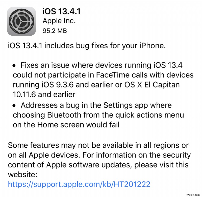 Apple เปิดตัว iOS 13.4.1 และ iPadOS 13.4.1