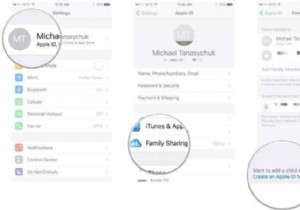 วิธีเพิ่มเด็ก (อายุต่ำกว่า 13 ปี) ไปยังการแชร์กันในครอบครัว iOS