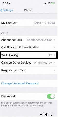 วิธีเปิดใช้งานการโทรผ่าน Wi-Fi บน iOS