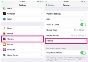 วิธีปิดใช้งานรูปแบบภาพที่มีประสิทธิภาพสูงใน iOS 11
