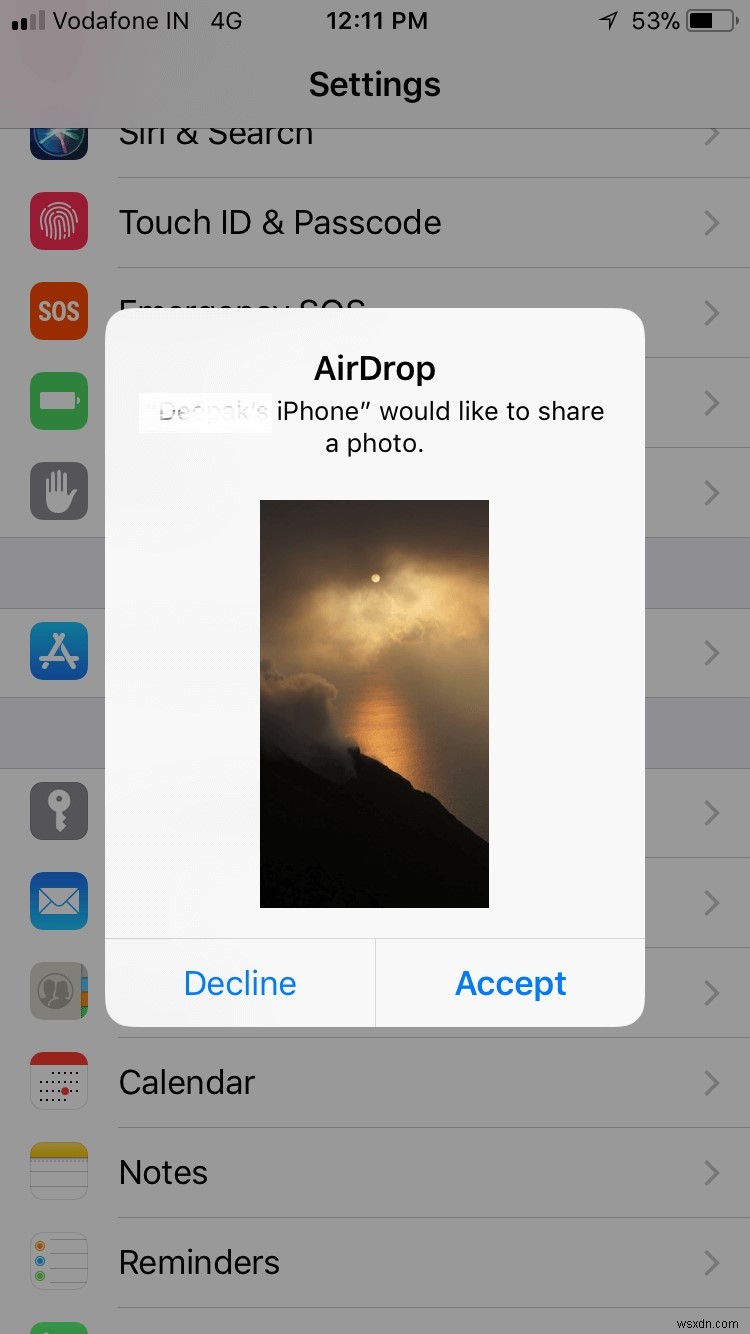 วิธีใช้ Airdrop บน iOS 11