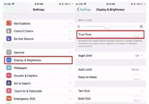 วิธีปิดการใช้งาน True Tone บน iPhone X, iPhone 8 และ iPhone 8 Plus