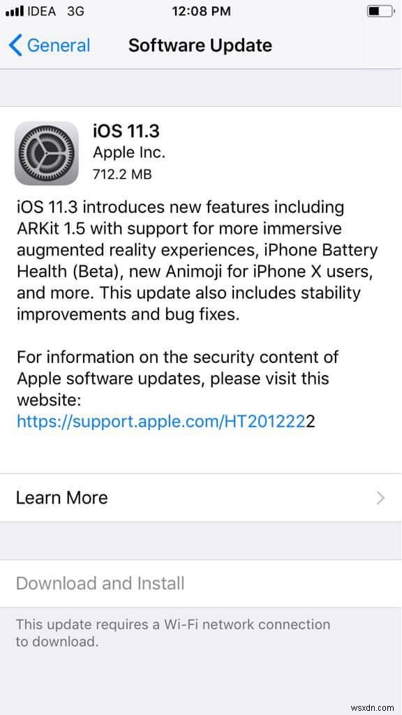 iOS 11.3 :Apple ออกอัปเดตหลักสำหรับผู้ใช้