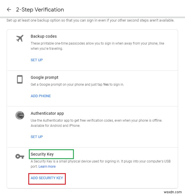 Google เพิ่มรหัสความปลอดภัยทางกายภาพใหม่ให้กับการตรวจสอบสิทธิ์สองปัจจัย โทรศัพท์ของคุณ