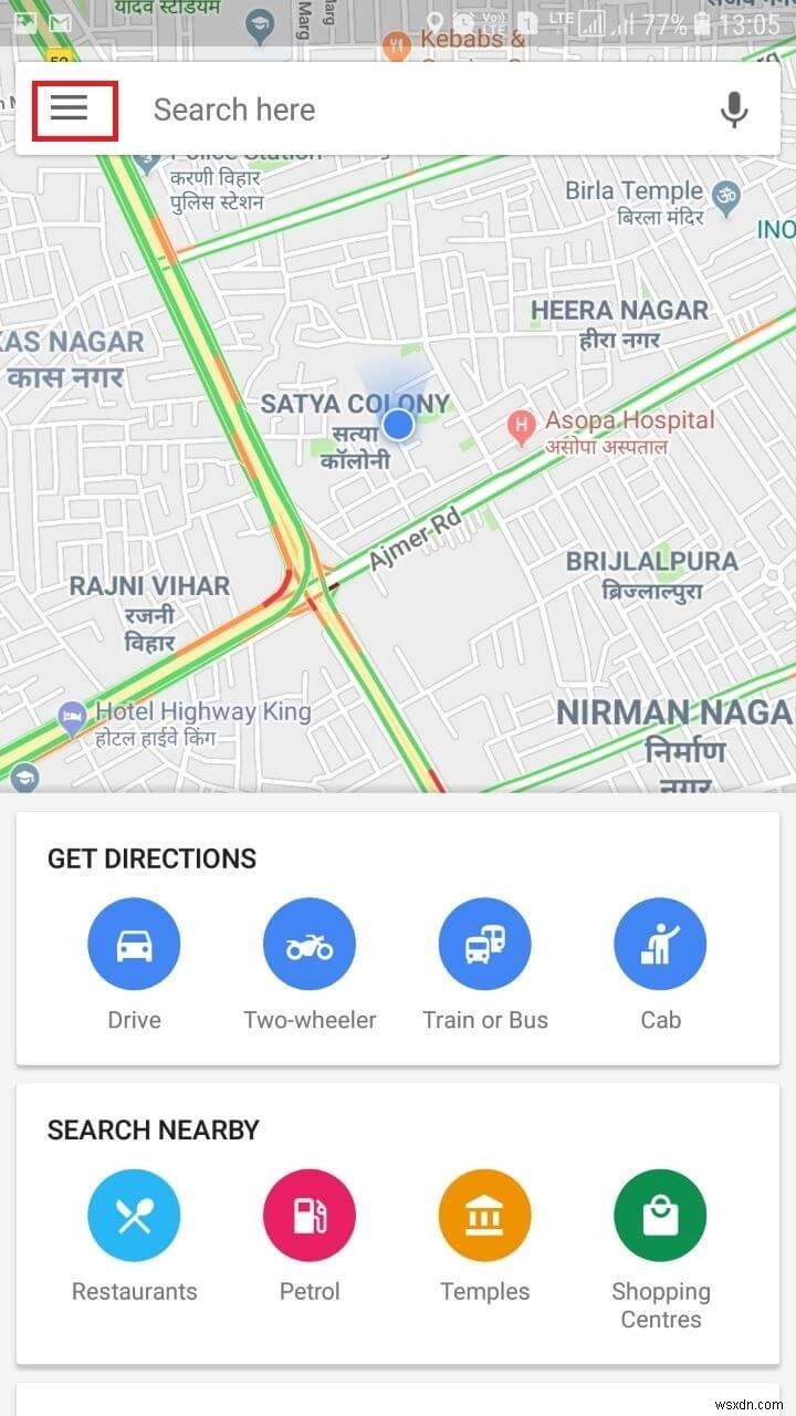 วิธีปลดล็อกโหมดการขับขี่ที่ซ่อนอยู่ของ Google Maps 
