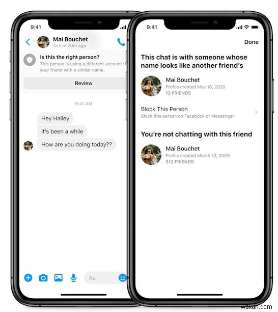 Facebook Messenger เปิดตัวคุณลักษณะใหม่เพื่อต่อสู้กับการหลอกลวงและเพื่อนปลอม