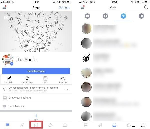 วิธีการรับ Instagram Direct บน Facebook?