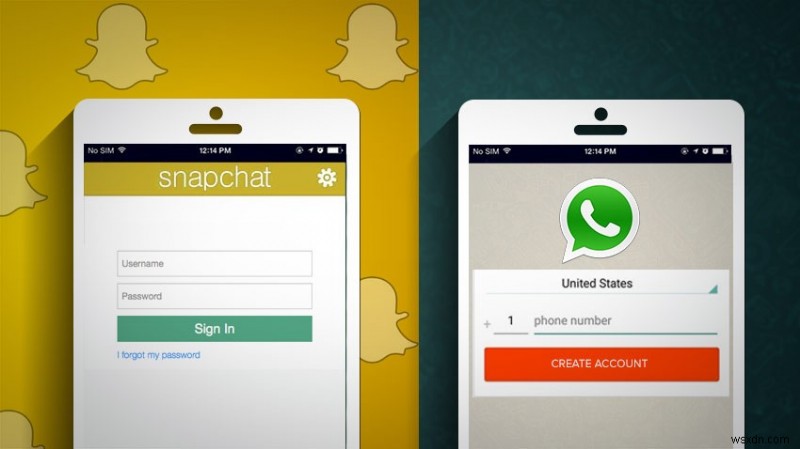 Clash of Instant Messaging Titans:WhatsApp กับ Snapchat