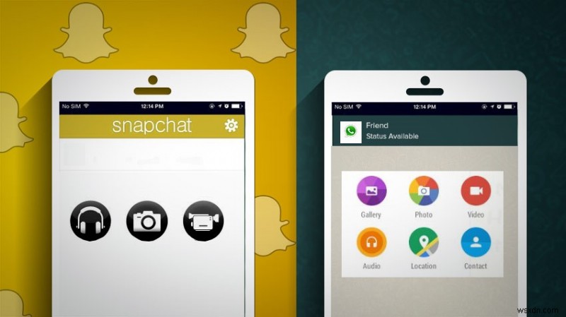 Clash of Instant Messaging Titans:WhatsApp กับ Snapchat