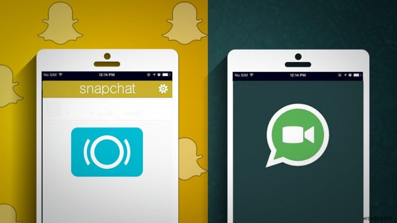 Clash of Instant Messaging Titans:WhatsApp กับ Snapchat