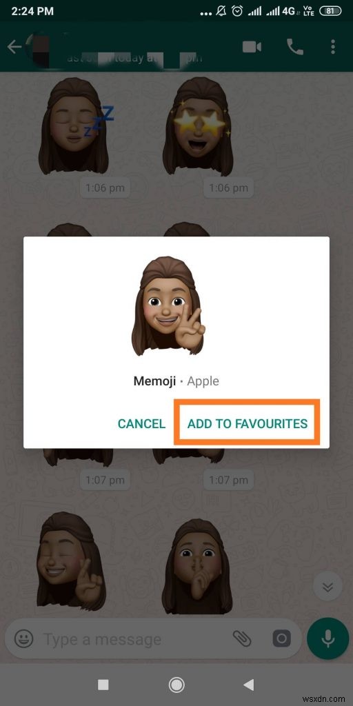 วิธีใช้สติกเกอร์บน WhatsApp สำหรับ Android