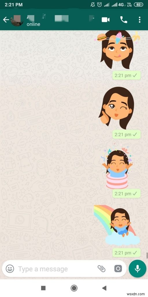 วิธีใช้สติกเกอร์บน WhatsApp สำหรับ Android