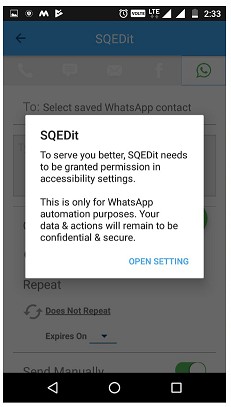 วิธีกำหนดเวลาข้อความ WhatsApp บน Android 