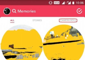 วิธีอัปโหลดรูปภาพจากม้วนฟิล์มไปยัง Snapchat
