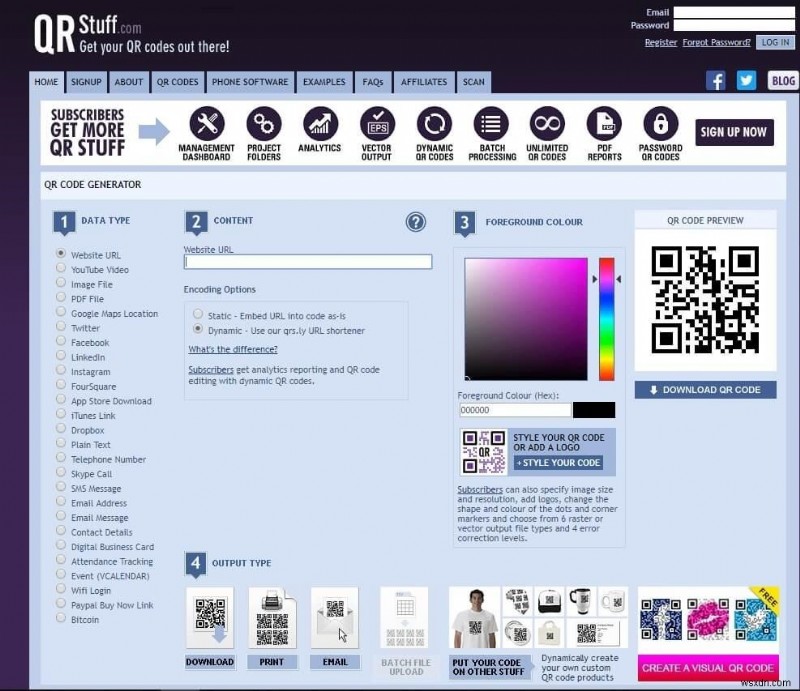 สร้างรหัส QR ที่พิมพ์ได้สำหรับโปรไฟล์โซเชียลมีเดียของคุณ