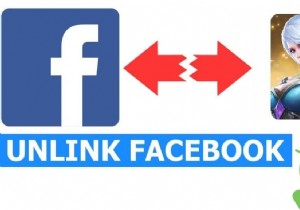 วิธีปลดบัญชี Facebook จากแอพ 