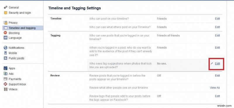 วิธีควบคุมการจดจำใบหน้าบน Facebook