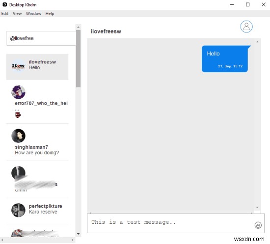 วิธีการ Instagram DM บนพีซี/Mac