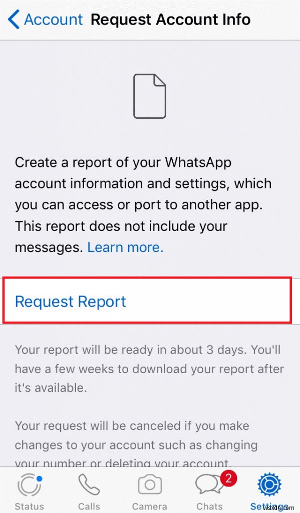 นี่คือวิธีดาวน์โหลดข้อมูลบัญชี WhatsApp สำหรับ Android และ iPhone