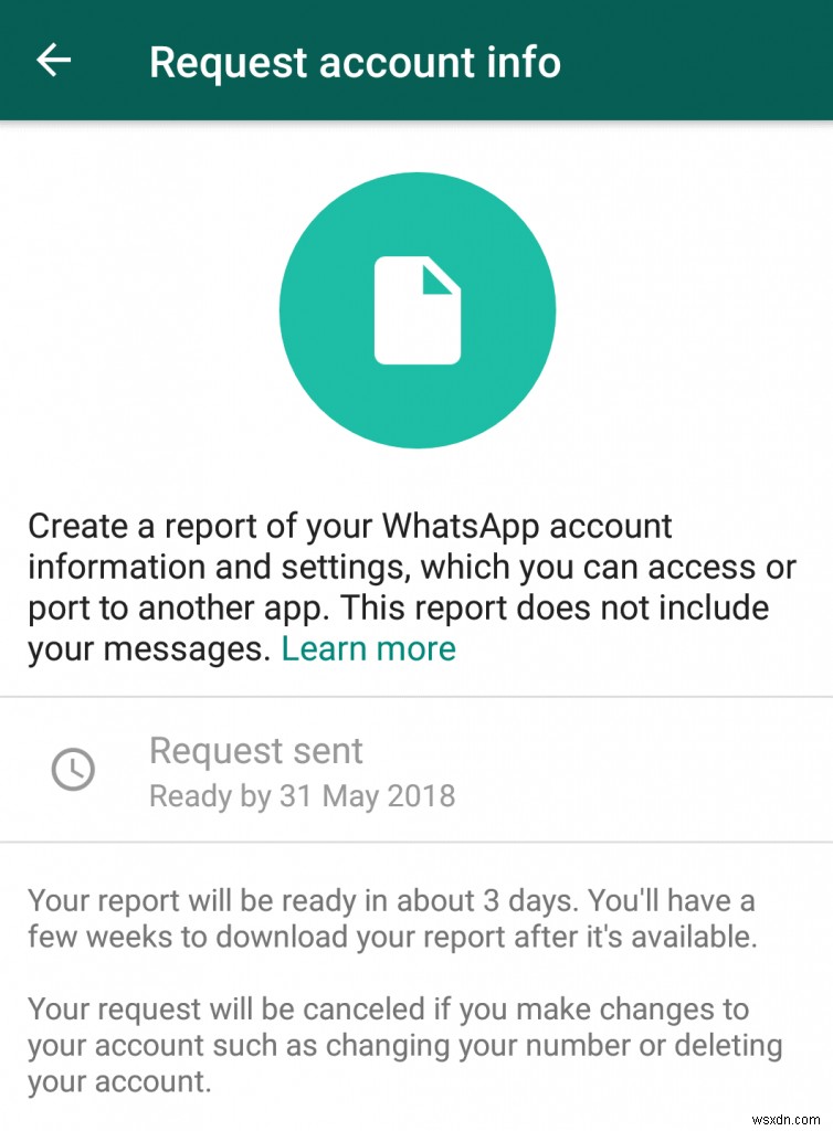 นี่คือวิธีดาวน์โหลดข้อมูลบัญชี WhatsApp สำหรับ Android และ iPhone