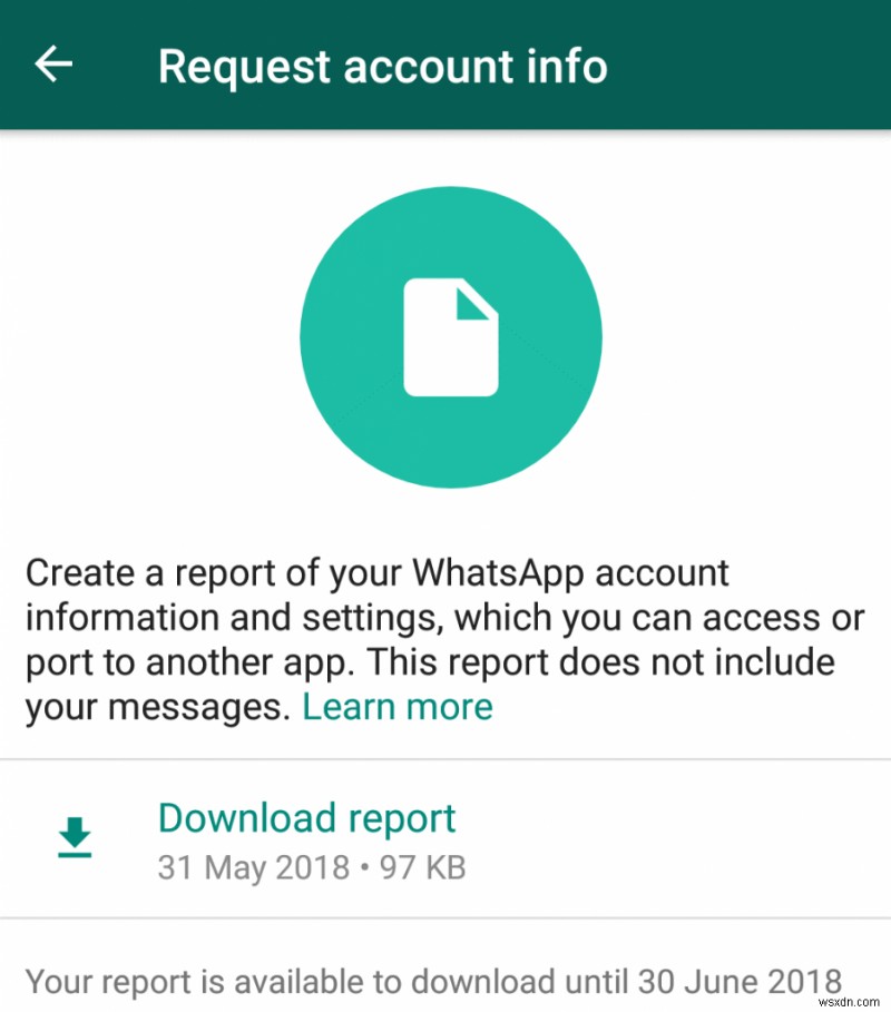 นี่คือวิธีดาวน์โหลดข้อมูลบัญชี WhatsApp สำหรับ Android และ iPhone