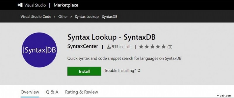 SyntaxDB:เครื่องมือค้นหาที่ทำให้ชีวิตของโปรแกรมเมอร์ทุกคนเป็นเรื่องง่าย 