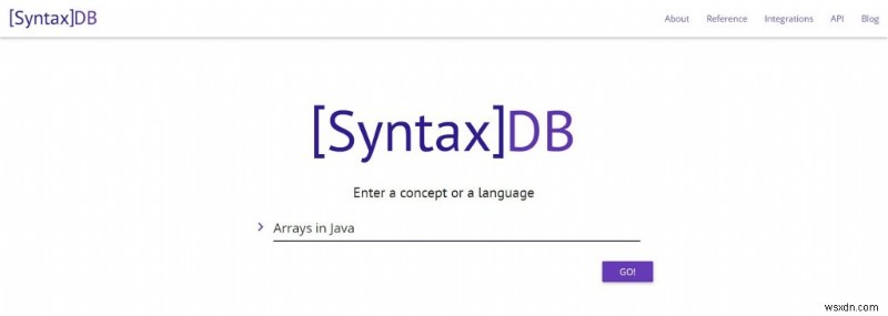 SyntaxDB:เครื่องมือค้นหาที่ทำให้ชีวิตของโปรแกรมเมอร์ทุกคนเป็นเรื่องง่าย 