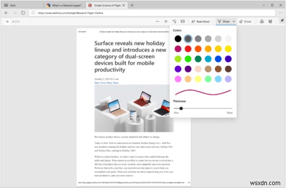 Microsoft Edge ได้รับคุณลักษณะ PDF ใหม่เพื่อแข่งขันกับ Google Chrome