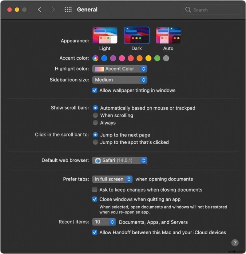 วิธีสร้าง Mac Dark Mode บน Big Sur และ macOS รุ่นเก่า